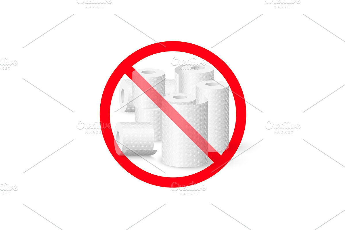 Stop panic coronavirus sign. in Objects - product preview 8