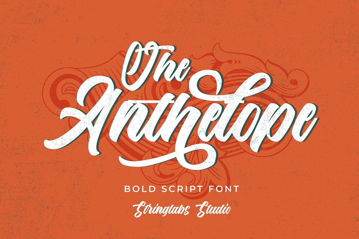 The Anthelope - Retro Script Font in Script Fonts - product preview 8