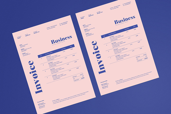 Invoice Template in Stationery Templates - product preview 2