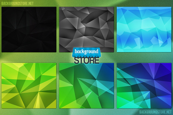 Polygon Backgrounds Bundle in Textures - product preview 4
