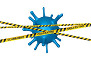 Warning coronavirus quarantine