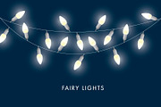 fairy lights vector
