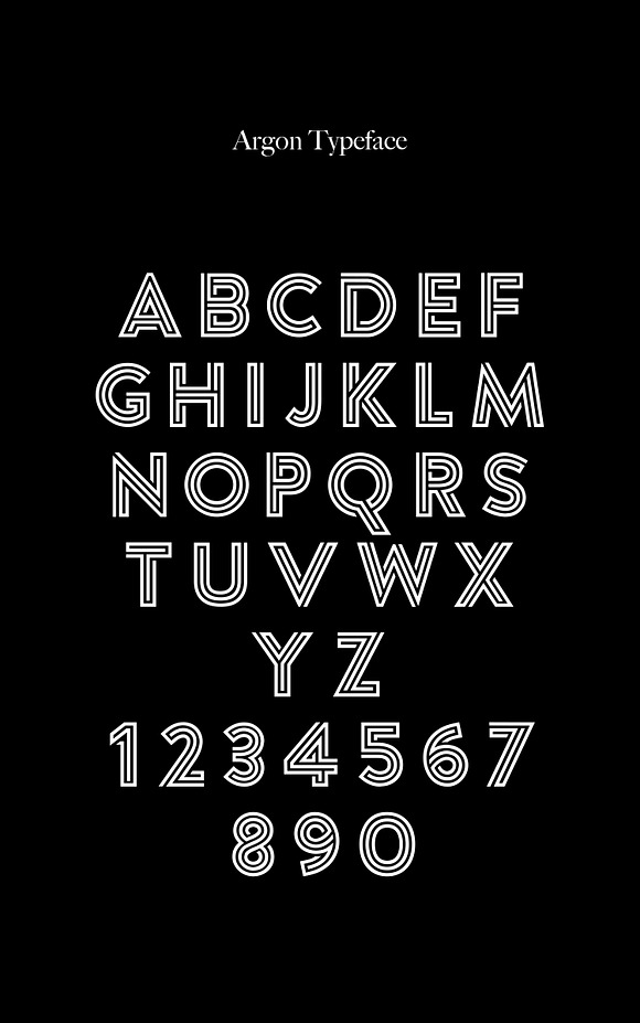 Argon Font (Full) in Lettering Fonts - product preview 4