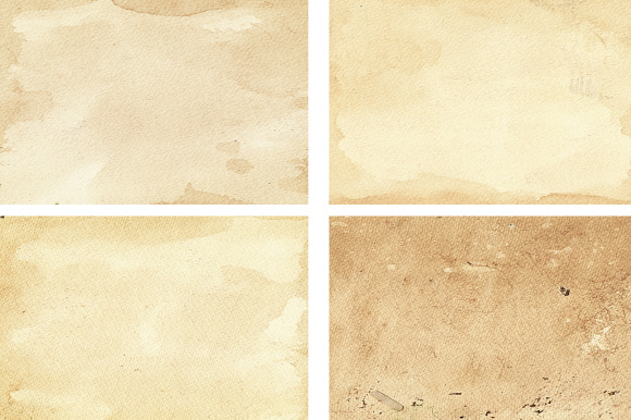 Set of 13 old paper backgrounds in Textures - product preview 3