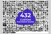 Multiple Custom Photoshop Shapes