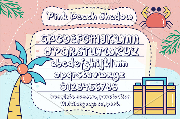 Pink Beach in Display Fonts - product preview 1