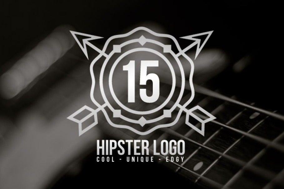 Unique Hipster Logo in Logo Templates - product preview 8