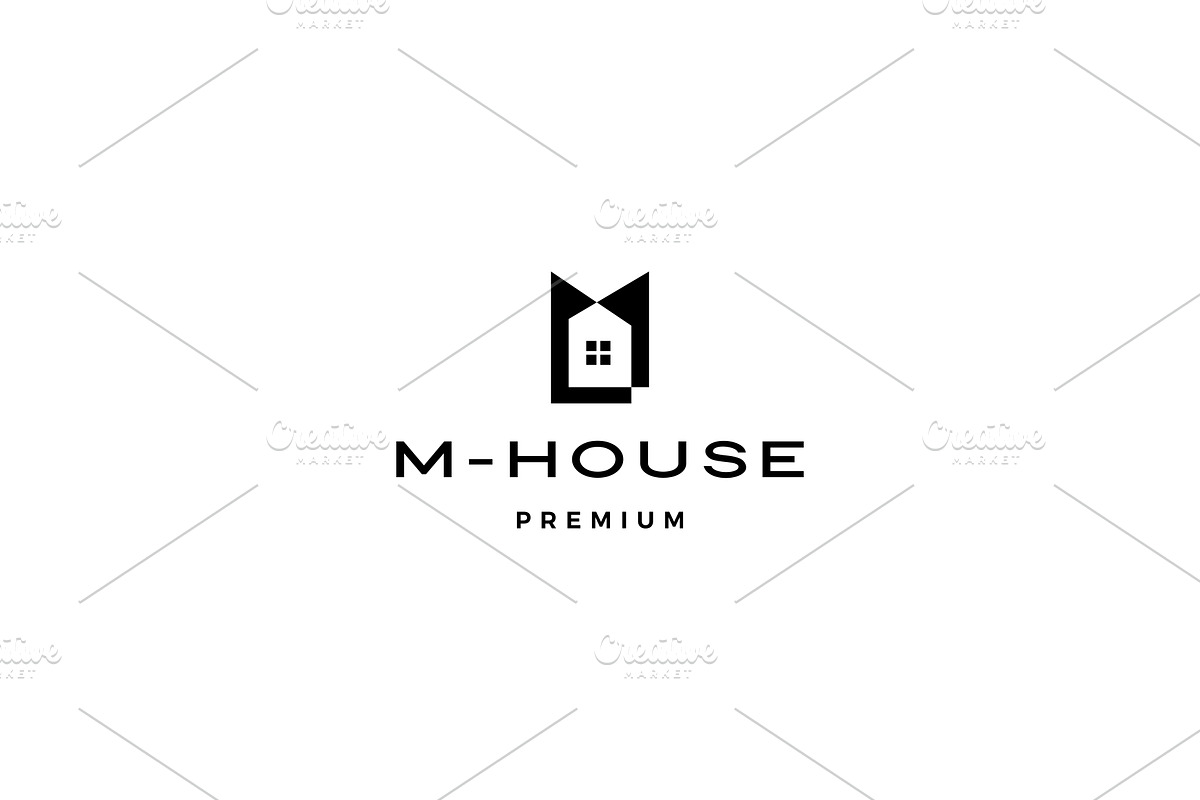 m house logo vector icon in Logo Templates - product preview 8
