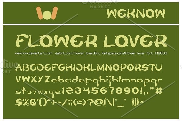 Flower Lover Font