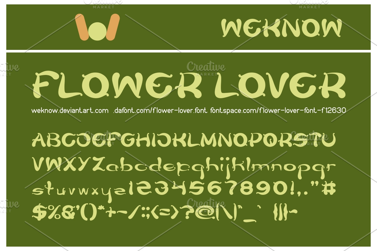Flower Lover Font in Display Fonts - product preview 8