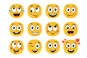 Fun smile emoticons faces