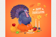 Happy thanksgiving day card
