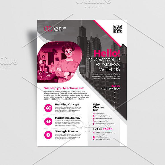 Flyer Design in Flyer Templates - product preview 1