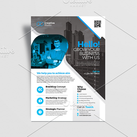 Flyer Design in Flyer Templates - product preview 2