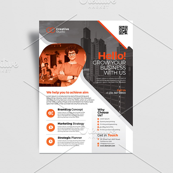 Flyer Design in Flyer Templates - product preview 3