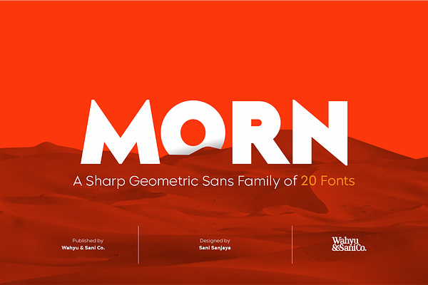Morn | Sharp Geometric Sans