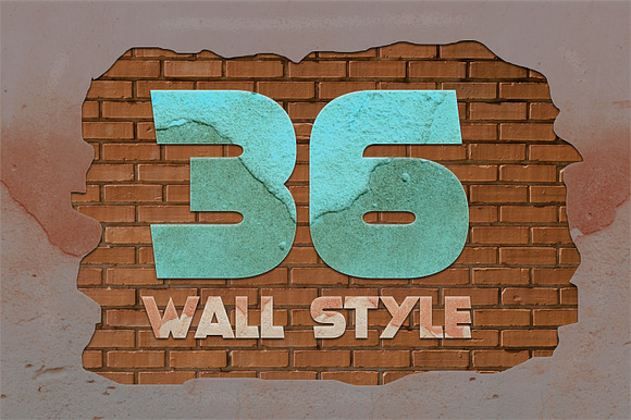 36 Grunge Wall Text Effect in Add-Ons - product preview 2