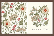 Thanks Flowers Hibiscus Frame Card