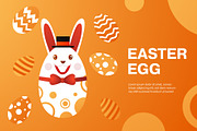 Happy Easter Banner Background
