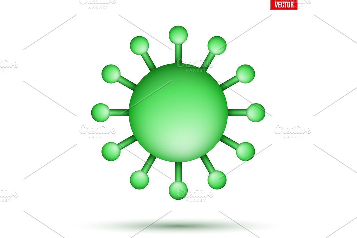 Coronavirus symbol isolated on in Illustrations - product preview 8