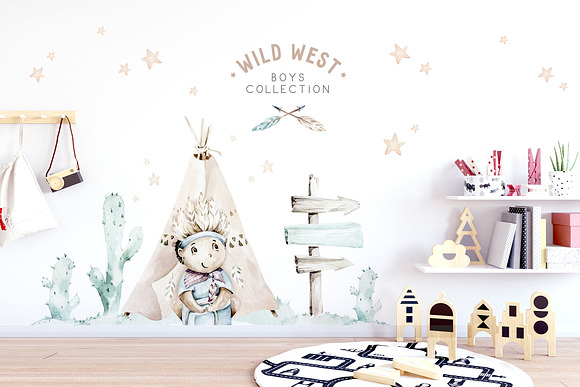 Wild West. Boys' world collection in Illustrations - product preview 11