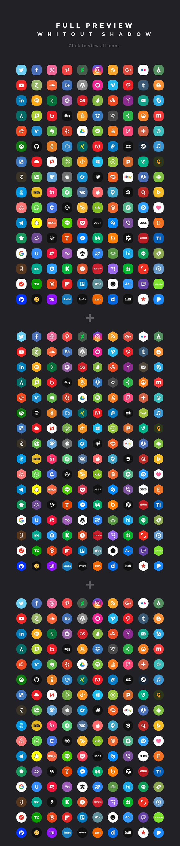 160 Social Media Icon in Vector Social Icons - product preview 2