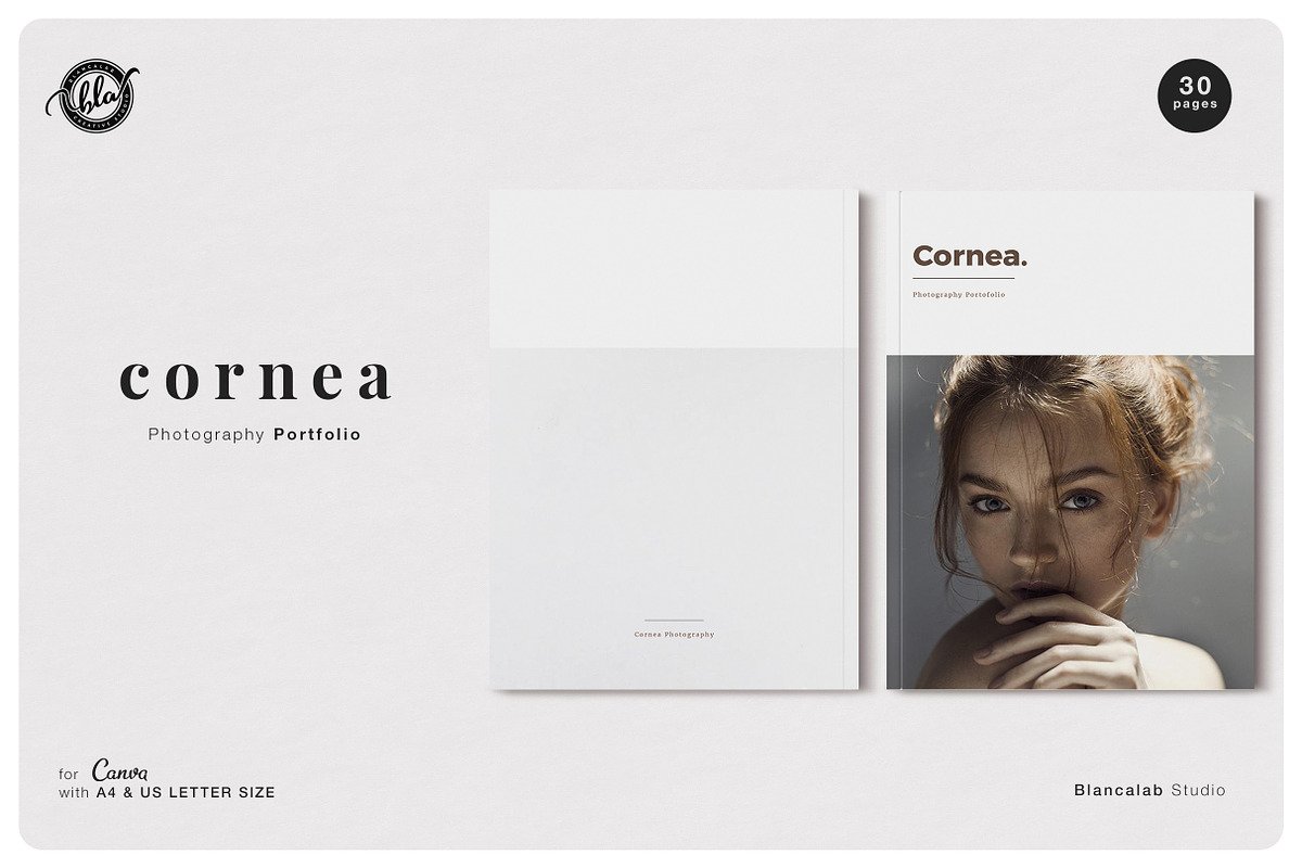Canva Photography Portfolio | Cornea in Magazine Templates - product preview 8