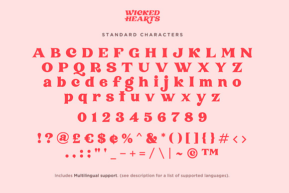 Wicked Hearts Retro Serif in Serif Fonts - product preview 9
