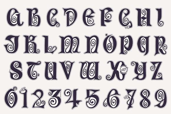 CelticSpiral font in Blackletter Fonts - product preview 3