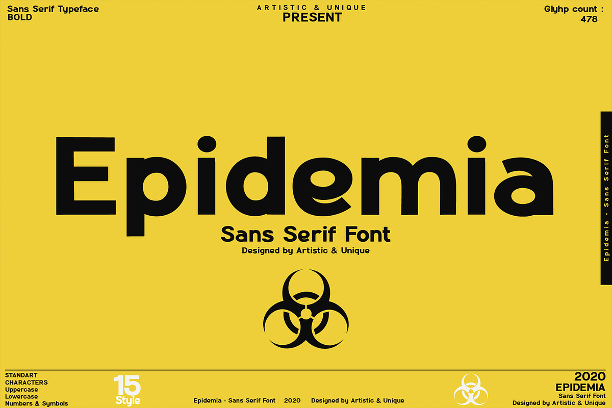 Epidemia - Sans Serif Font Family in Sans-Serif Fonts - product preview 8