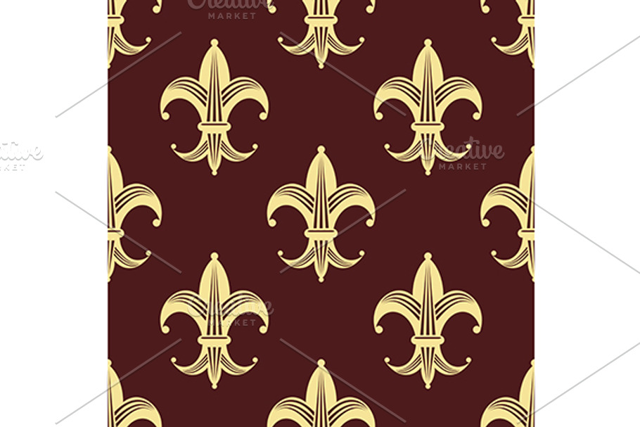 Seamless background pattern of yello