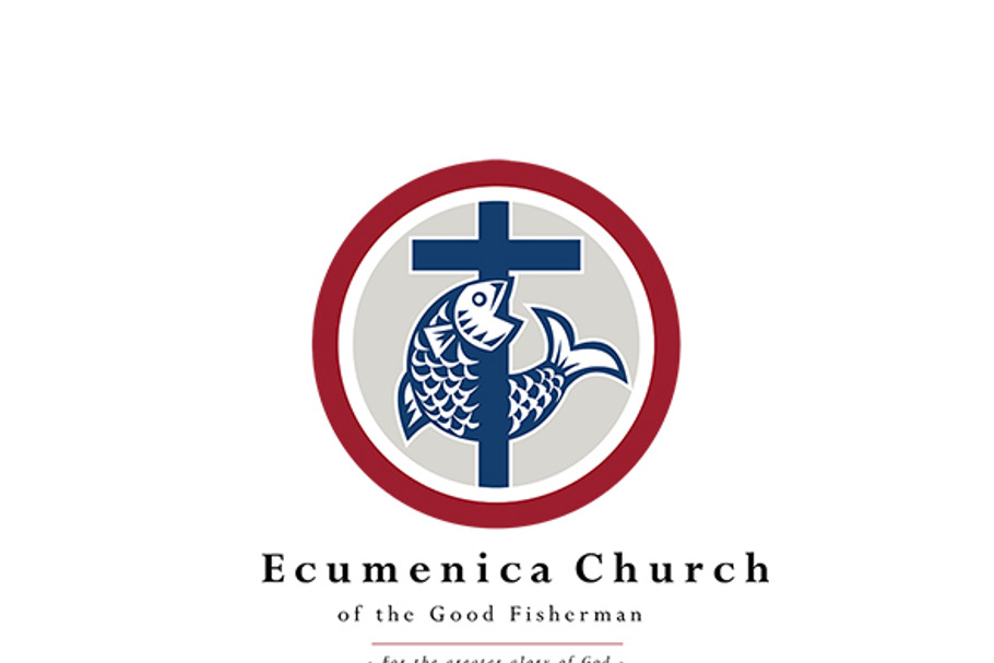 Ecumenica Church Good Fisherman Logo in Logo Templates - product preview 8