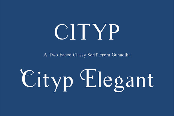 Cityp Serif Font in Serif Fonts - product preview 1