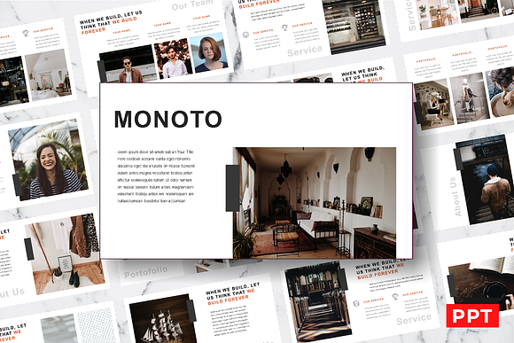 Monoto - Power Point Presentation in PowerPoint Templates - product preview 4