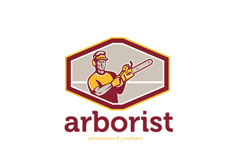 Arborist Gardenscapers and Greenfing in Logo Templates - product preview 8