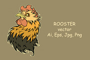 Rooster vector
