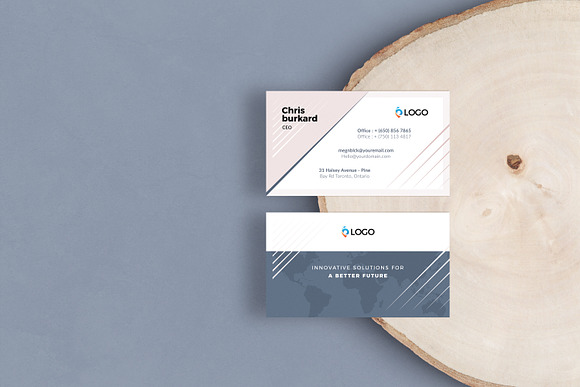 Minimal Business Card Template in Business Card Templates - product preview 4