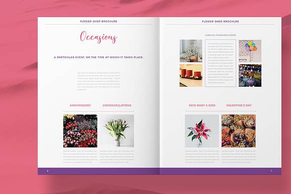 Florist Shop Brochure in Brochure Templates - product preview 4