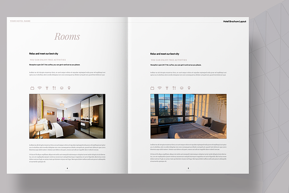 Hotel Brochure Template in Brochure Templates - product preview 3