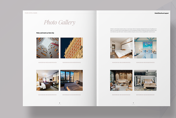 Hotel Brochure Template in Brochure Templates - product preview 4
