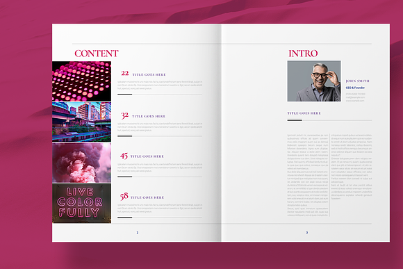 Lifestyle Brochure Layout in Brochure Templates - product preview 2
