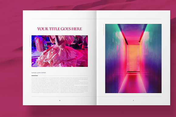 Lifestyle Brochure Layout in Brochure Templates - product preview 4
