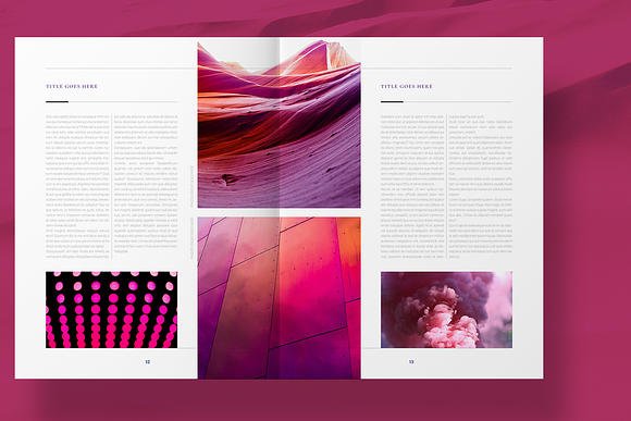 Lifestyle Brochure Layout in Brochure Templates - product preview 7