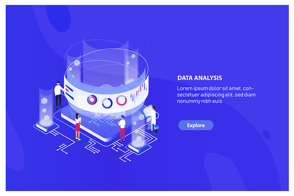 Data analysis concept