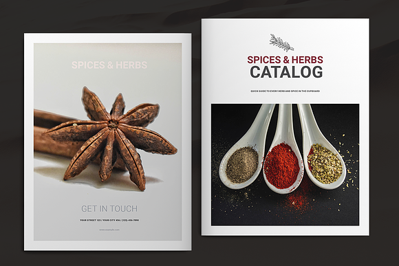 Spices Catalog in Brochure Templates - product preview 5