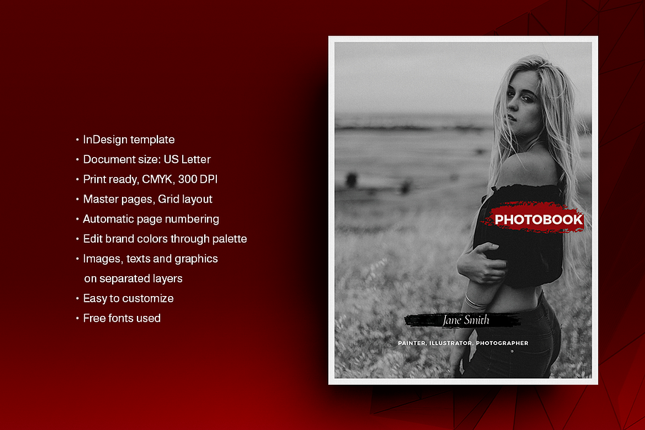 Photobook Layout in Brochure Templates - product preview 8