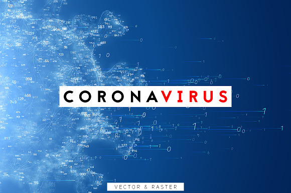 Coronavirus backgrounds in Objects - product preview 7