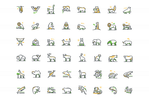 Animals - Highlight Icons in Graphics - product preview 11