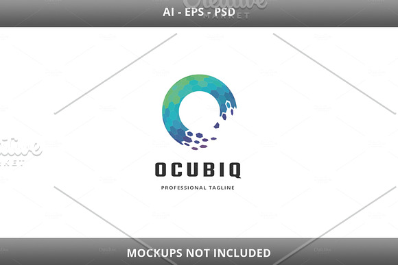 Ocubiq Pixel Letter O Logo in Logo Templates - product preview 2