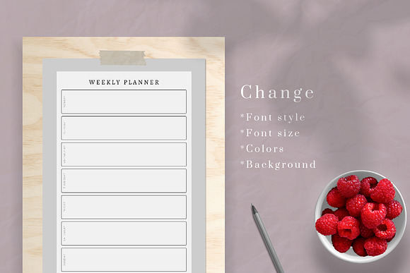 CANVA VERTICAL PLANNERS in Stationery Templates - product preview 6